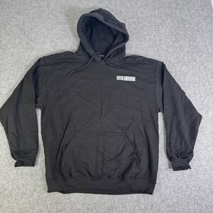 Civil Regime Garden of Dreams Black Graphic Hoodie Mens Large Rebel Youth Dove